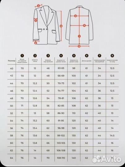 Пиджак женский 60 размер