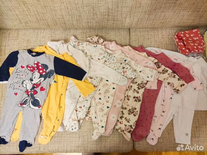 Детские вещи для девочки пакетом 56 62
