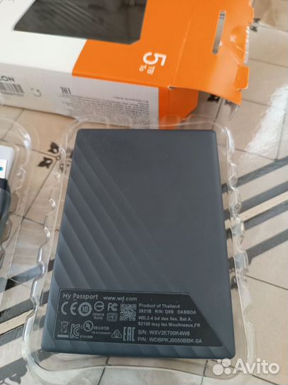 Переносной жесткий диск 5Tb WD My passport