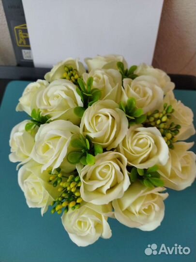 Букетик цветов из мыла