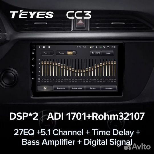 Штатная магнитола Teyes CC3 4/32 Kia Rio 4 IV FB