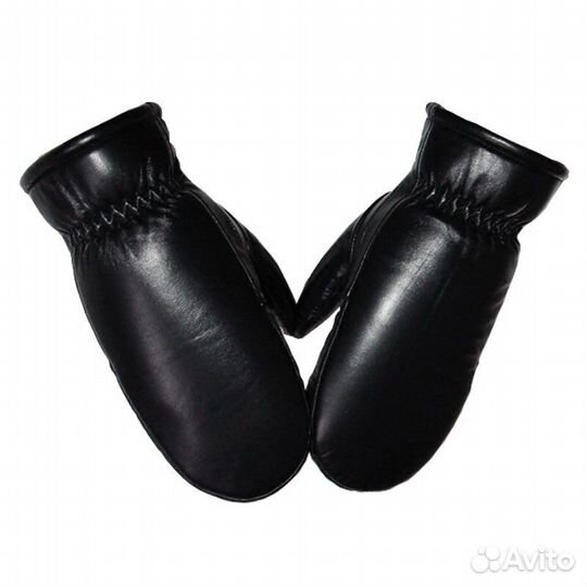 Варежки мужские кожанные Монголия