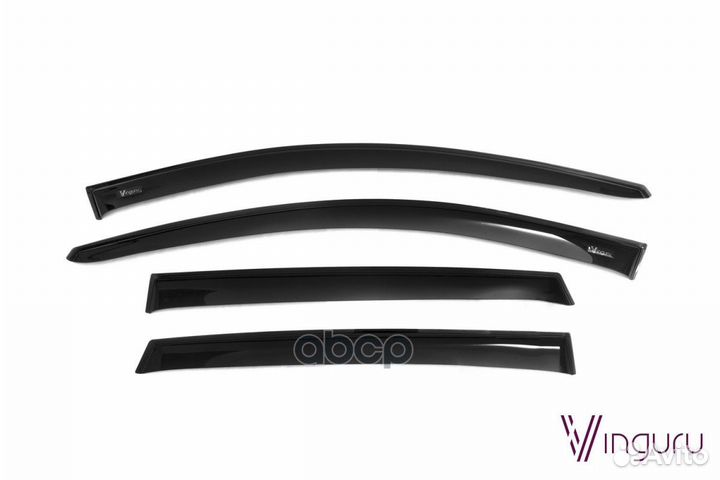 Дефлекторы окон Vinguru Chevrolet Captiva накл
