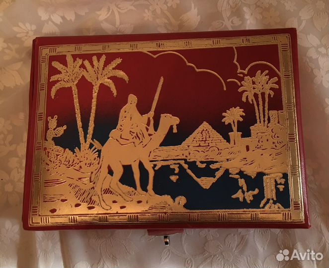 Шкатулка. Натуральная кожа