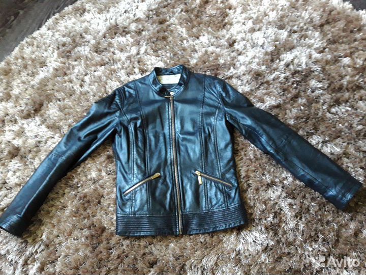 Куртка кожаная женская 42