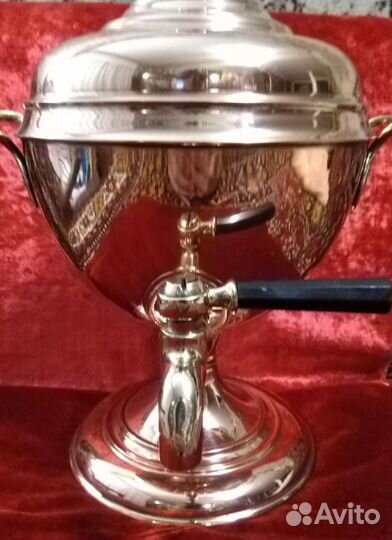 Антикварные бульотка, тарелки, Кузнецов