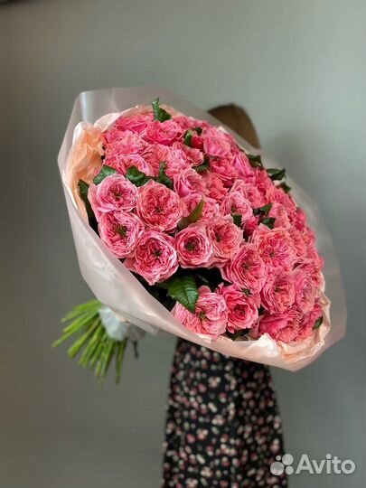 Пионовидная роза 60 см