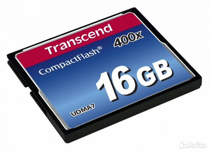 Карта памяти Transcend Comp. Flash 16Gb Pro 400x