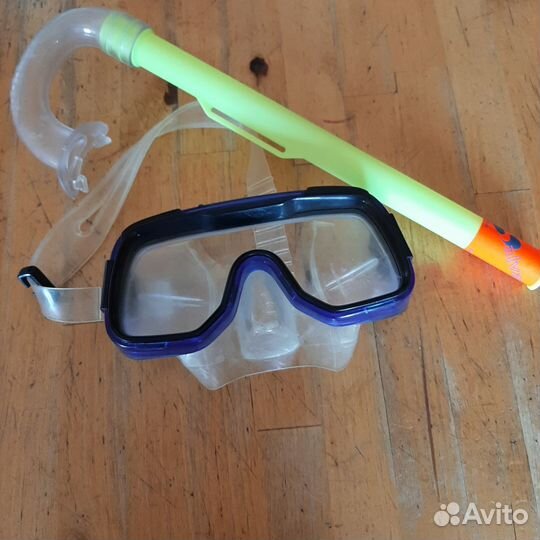 Маска и трубка для плавания детская