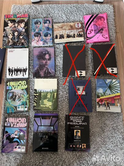 Альбомы EXO с картами