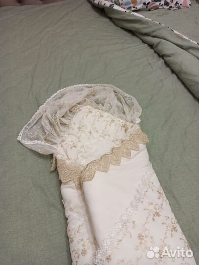 Конверт одеяло на выписку зима