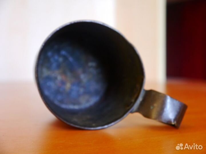 Бруттальный подстаканник-кружка из бронзы, ВОВ