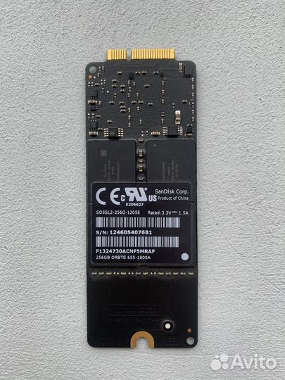 Apple SanDisk SD5SL2-256G-1205E MacBook Pro