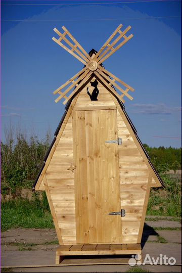 Дачный туалет с установкой SOX558