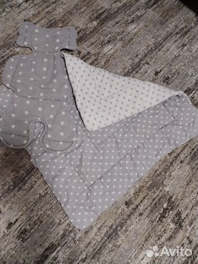 Одеяло конверт и матрас для каляски