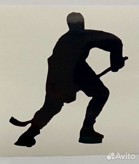 Наклейка хоккеиста игрока (разные)