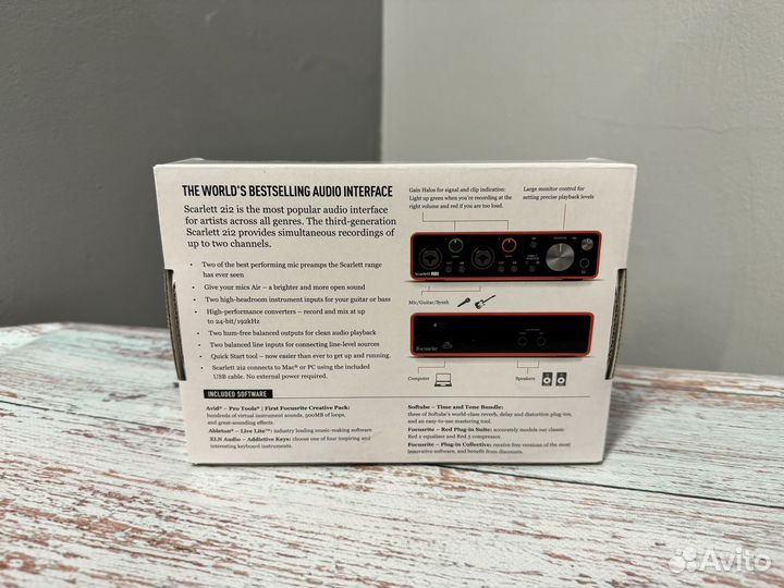 Focusrite Scarlett 2i2 3rd Gen Звуковая карта