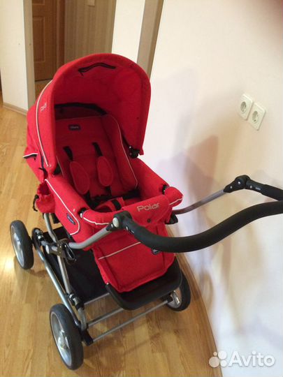 Коляска chicco polar red