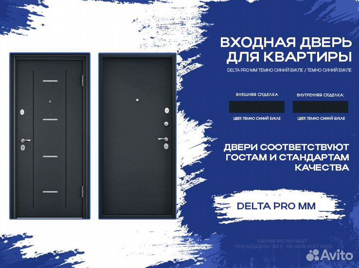 Входные двери новые с установкой