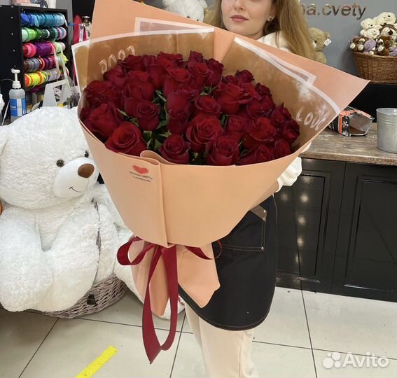 Букет розы 25 роз