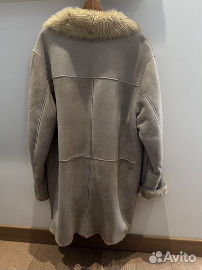 Дубленка мужская 50-52 натуральная светлая