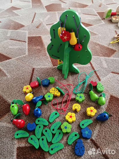 Игрушки деревянные развивающие