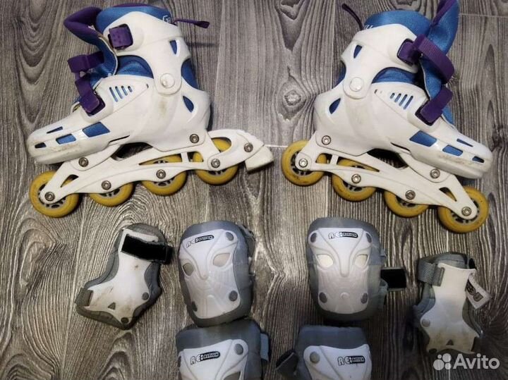 Роликовые коньки детские раздвижные