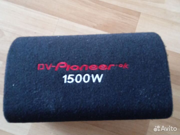 Активный сабвуфер pioneer 1500w, автомобильный
