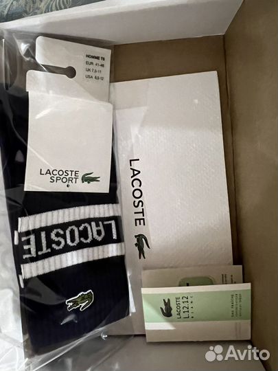 Новые носки lacoste оригинал