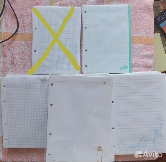 Бронь Сменный блок a5 для тетради на кольцах