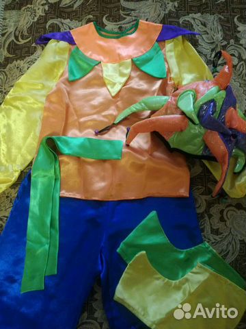 Костюм Петрушки скомороха детский