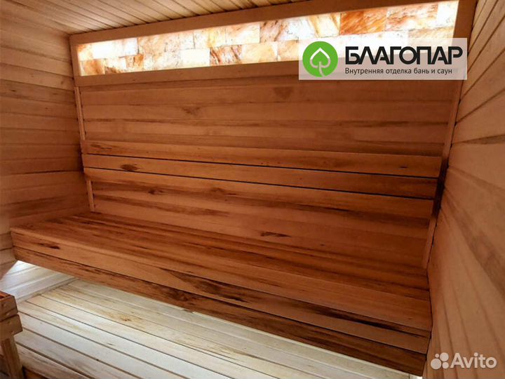 Доска для банных полок Липа Текстурированная 60