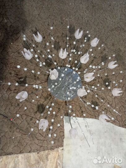 Люстра потолочная подвесная бу