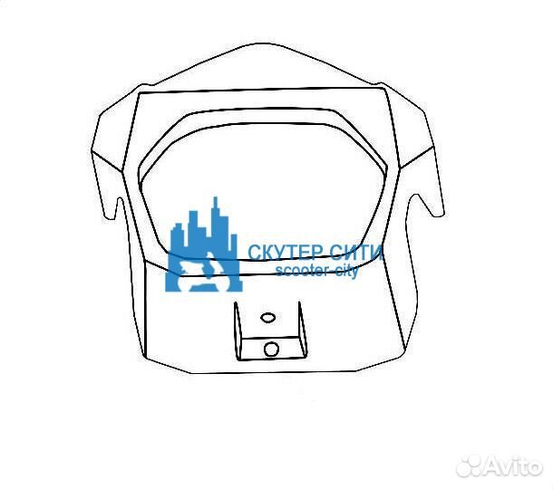 Облицовка панели приборов черная ATV Sagitta Orso