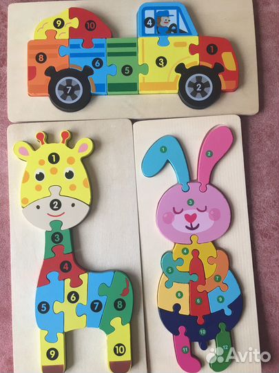 Деревянные пазлы