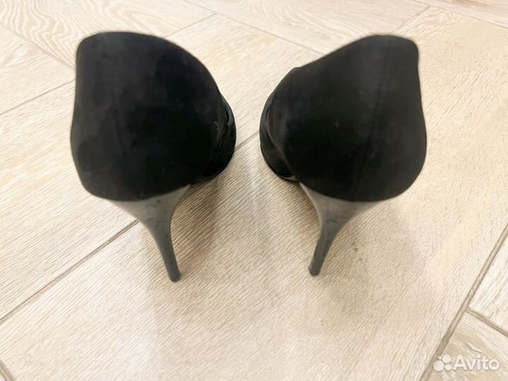 Туфли женские замшевые