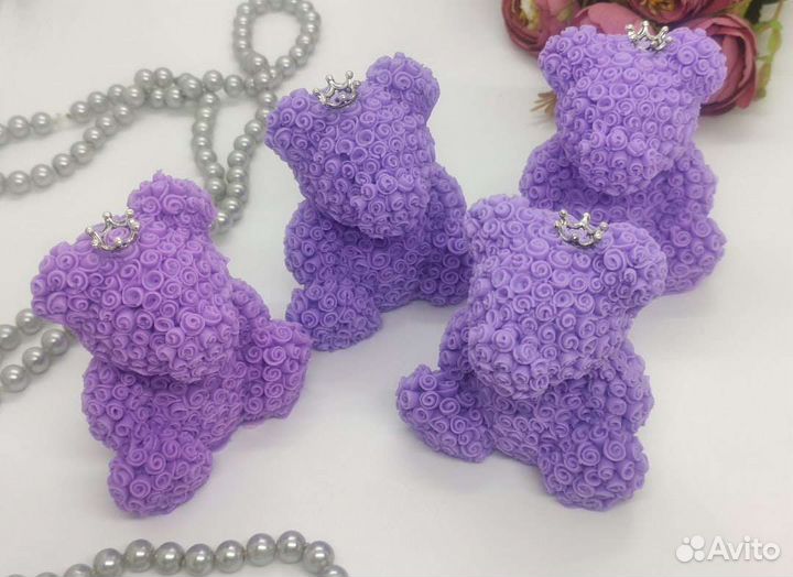 Мишки из мыла ручной работы