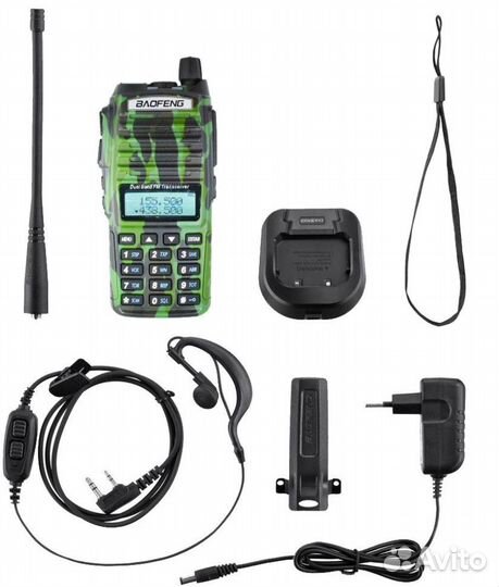 Рация Baofeng UV-82 5W (2х-диапазонная, камуфляж)