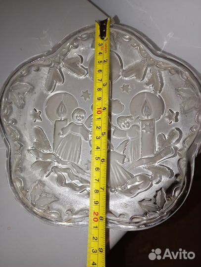 Тарелка ангелы Рождество Германия винтаж