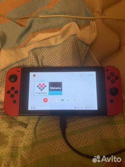 Прошитая Nintendo Switch v2,256GB,50 игр