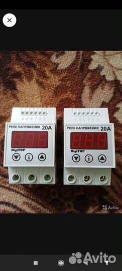 Реле контроля напряжения 40А, 20А