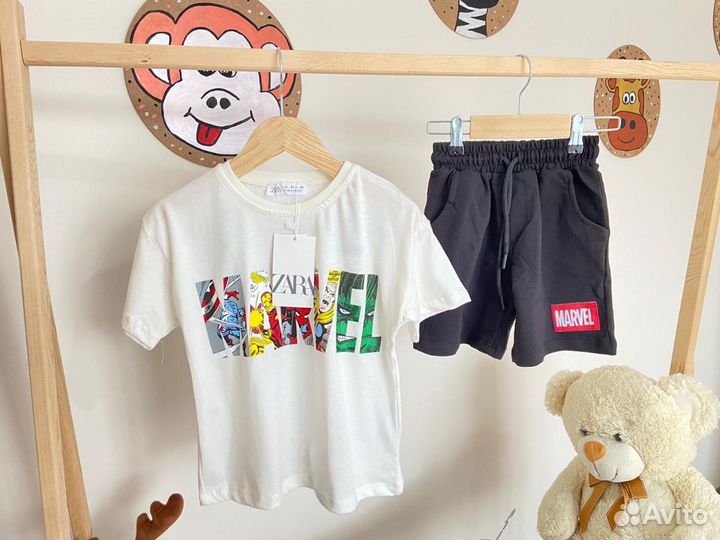 Костюм турция zara новый для мальчика марвел
