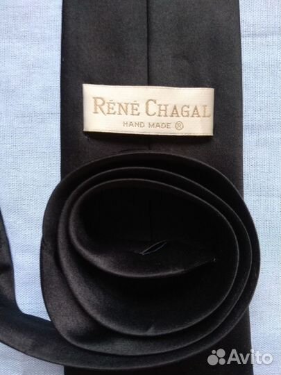 Галстук шелковый Rene Chagal брендовый винтаж