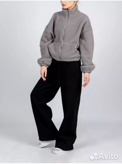 Кофта плюшевая теплая оверсайз