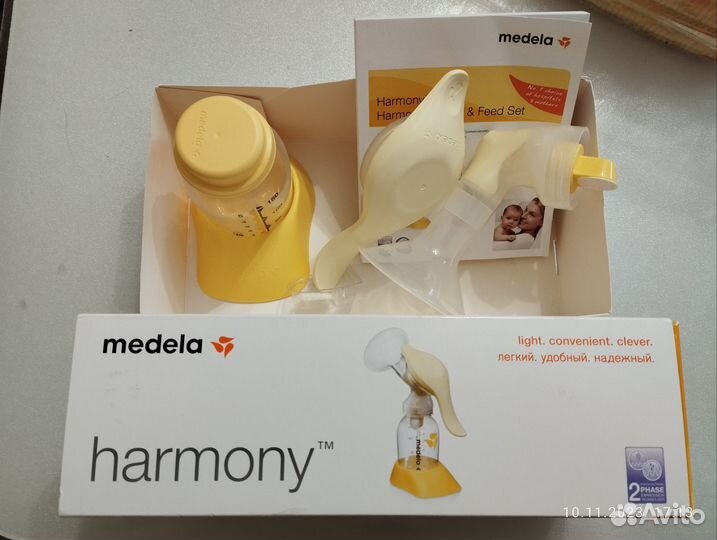 Молокоотсос ручной medela harmony