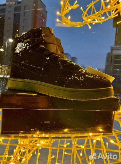 Кроссовки Nike Air Jordan тёплые (Арт.72495)