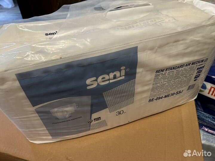 Подгузники seni m (2) 6 капель