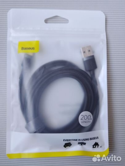 Кабель для зарядки Type-c Baseus 2 метра