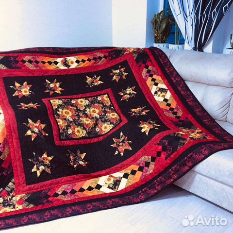 Лоскутное покрывало Красная поляна 235х220