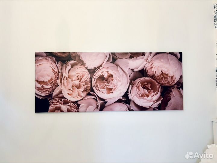 Картина IKEA бьеркста пионы